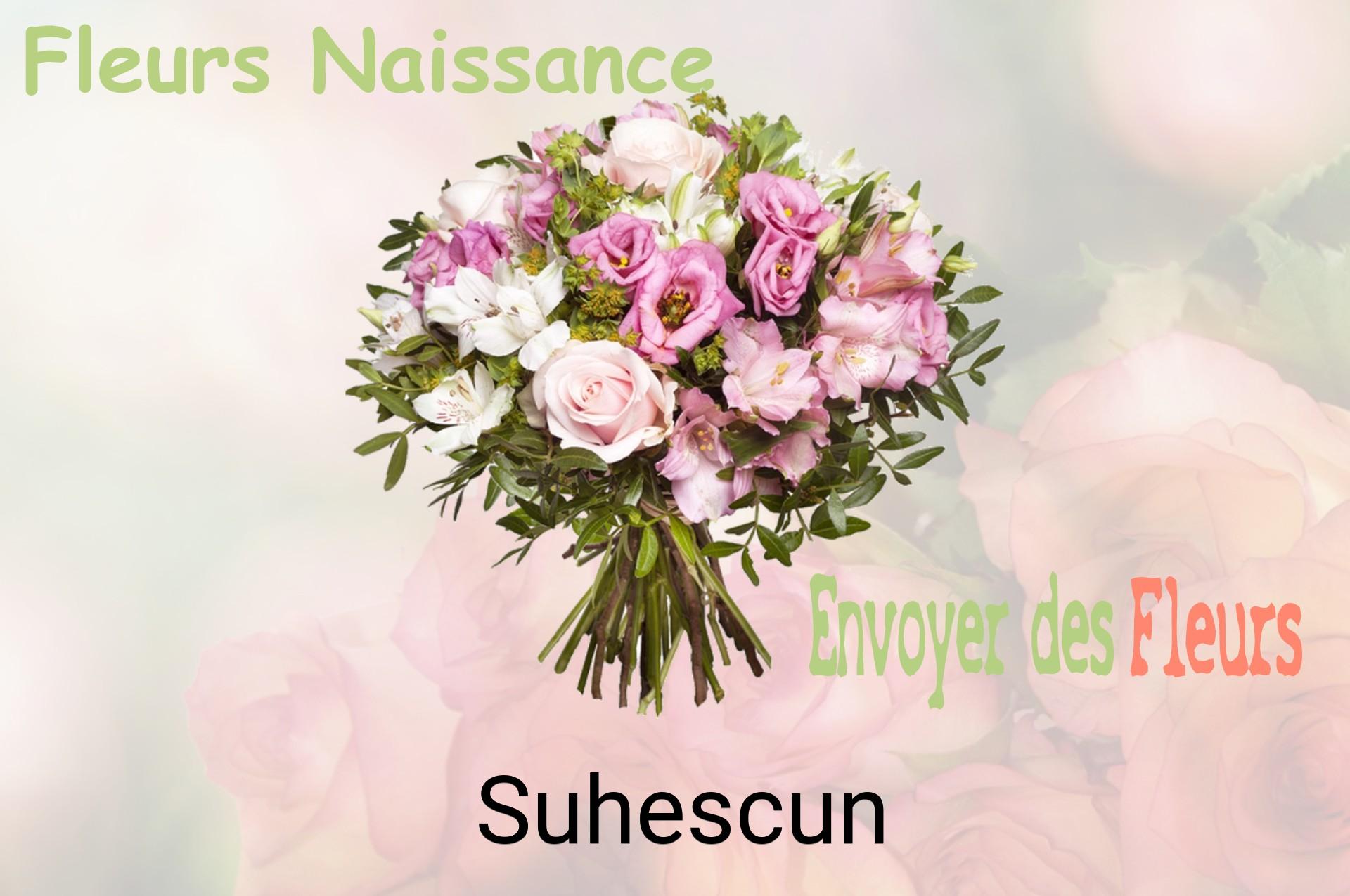 Bouquet de fleurs de naissance livré à Suhescun